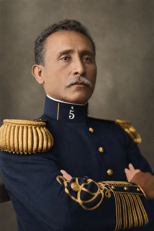 Cândido Rondon em uniforme de gala, retrato feito em Salvador